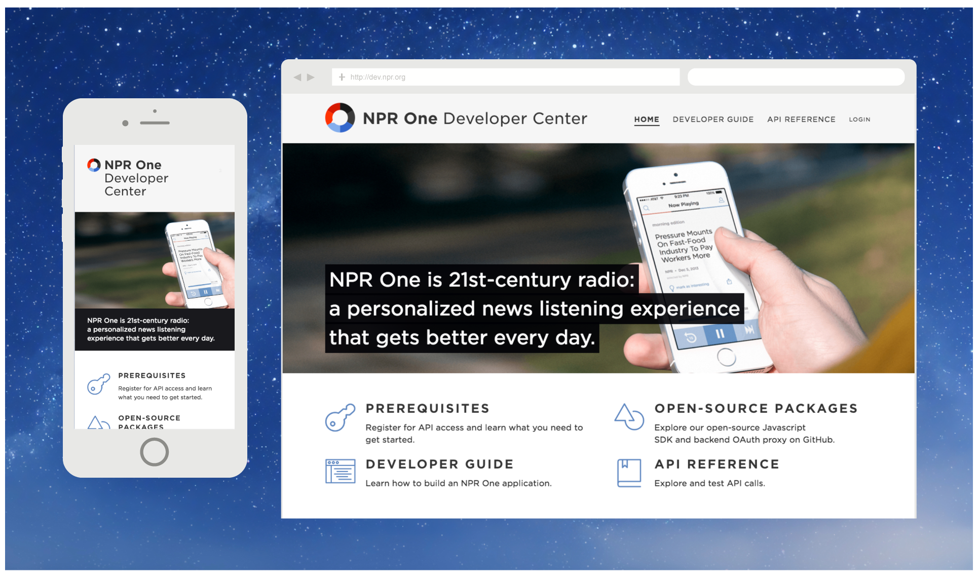 NPR One Dev Center