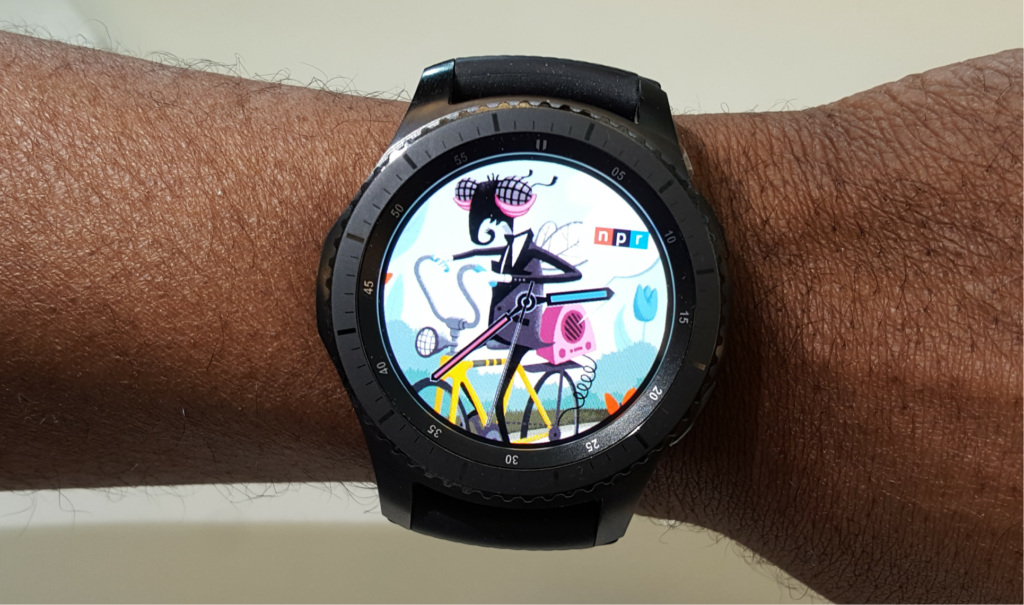 NPR One for Samsung Gear - artists watch face